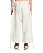 White Wide Capri Pants | PDP | Antonia