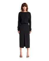 Black Silk Midi Dress - ARMARIUM WOMEN | PLP | Antonia