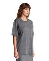 Gray Wool Classic T-Shirt | PDP | Antonia