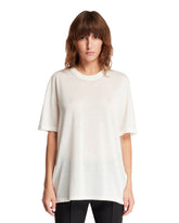 White Wool Classic T-Shirt | PDP | Antonia