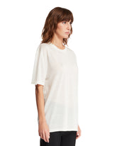 White Wool Classic T-Shirt | PDP | Antonia