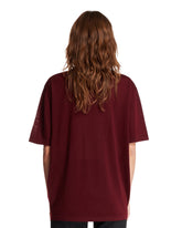 Burgundy Wool Classic T-Shirt | PDP | Antonia