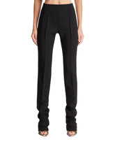 Extra Long Black Wool Pants | PDP | Antonia