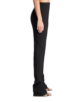 Extra Long Black Wool Pants | PDP | Antonia