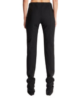 Extra Long Black Wool Pants | PDP | Antonia