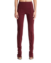 Burgundy Wool Pants | PDP | Antonia