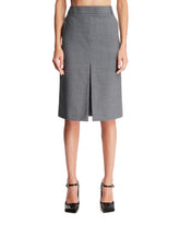 Gray Wool Skirt | PDP | Antonia