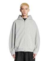 Gray Cotton Hoodie - ATTACHMENT MEN | PLP | Antonia