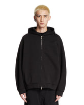 Black Cotton Hoodie - ATTACHMENT MEN | PLP | Antonia