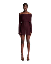 Burgundy Sava Dress - AYA MUSE WOMEN | PLP | Antonia