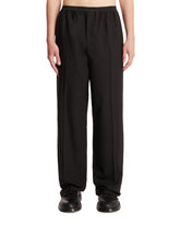 Black Elastic Wool Pants - BALENCIAGA | PLP | Antonia