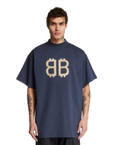 T-Shirt Crypto Blu - BALENCIAGA | PLP | Antonia