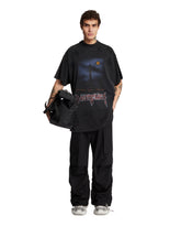 Black Double Front Paris Moon T-shirt - BALENCIAGA | PLP | Antonia