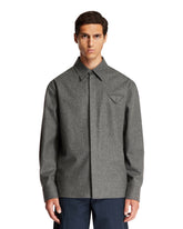 Gray Light Flannel Shirt - Bottega Veneta men | PLP | dAgency