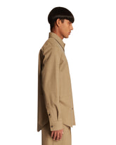 Beige Wool Shirt | PDP | Antonia