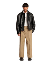 Beige Wool Pants - Bottega Veneta men | PLP | Antonia