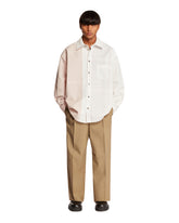 White Asymmetric Shirt - Bottega Veneta men | PLP | Antonia