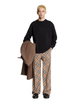 Pantaloni Check In Lana - BURBERRY UOMO | PLP | Antonia