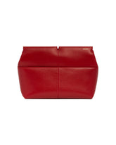 Red Snip Leather Clutch | PDP | Antonia