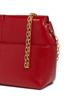 Red Snip Leather Clutch | PDP | Antonia