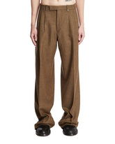 Brown Wool Pants | PDP | Antonia