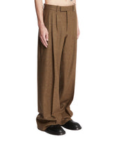 Brown Wool Pants | PDP | Antonia