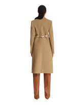 Beige Wool Coat | PDP | Antonia