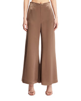 Brown Lucee Flared Trousers - BY MALENE BIRGER WOMEN | PLP | dAgency