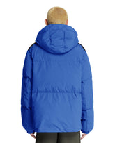 Light Blue Multi-Pocket Puffer Jacket | PDP | Antonia