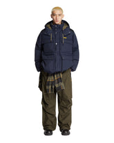 Blue Multi-Pocket Puffer Jacket - CIESSE MEN | PLP | Antonia