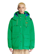 Green Multi-Pocket Puffer Jacket - CIESSE MEN | PLP | Antonia