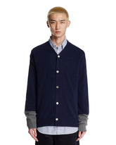 Blue Wool Cardigan - SINGLES DAY MEN CLOTHING | PLP | Antonia