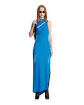 Coperni X Puma Blue Cut-Out Dress | PDP | Antonia