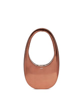 Brown Large Mirrored Swipe Bag - Women's handbags | PLP | Antonia