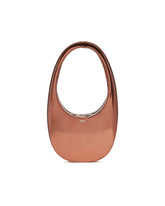 Brown Large Mirrored Swipe Bag | PDP | Antonia