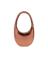 Brown Large Mirrored Swipe Bag | PDP | Antonia