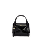 Black Mini Belt Cabas Handbag | PDP | Antonia