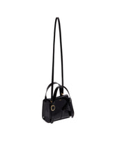 Black Mini Belt Cabas Handbag | PDP | Antonia