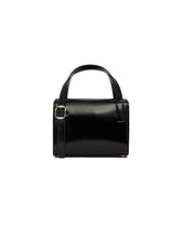 Black Mini Belt Cabas Handbag | PDP | Antonia