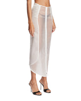 White Sheer Midi Skirt | PDP | Antonia