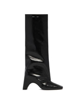 Black Leather Bridge Boots - Women's shoes | PLP | Antonia