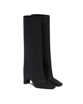 Black Rubber Bridge Boots | PDP | Antonia