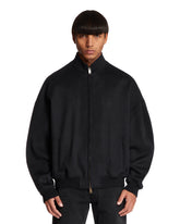 Black Wool Ace Loden Jacket | DARKPARK | Antonia