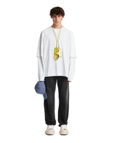 White Double Sleeve Sweatshirt - DARKPARK MEN | PLP | Antonia