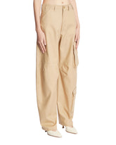 Pantaloni Cargo Rose Beige | PDP | Antonia