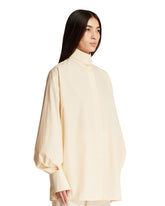 Ivory Cut-Out Shirt | PDP | Antonia