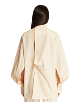 Ivory Cut-Out Shirt | PDP | Antonia