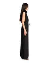 Black Draped Neck Dress | PDP | Antonia