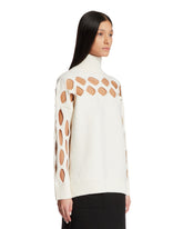 White Cut-Out Pullover | PDP | Antonia