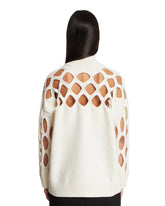 White Cut-Out Pullover | PDP | Antonia